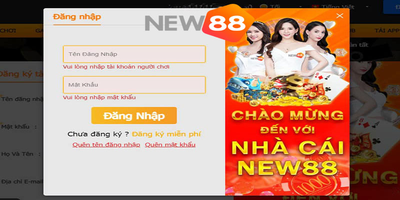 Đăng nhập New88 | Khám phá cách đăng nhập New88 dễ dàng