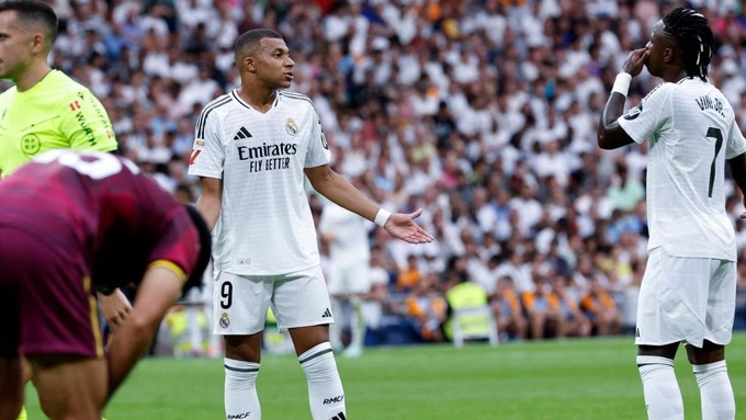 Mbappe liên tiếp "tịt ngòi" ở 2 vòng đấu vừa qua tại La Liga